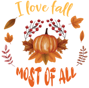 I love fall most of all